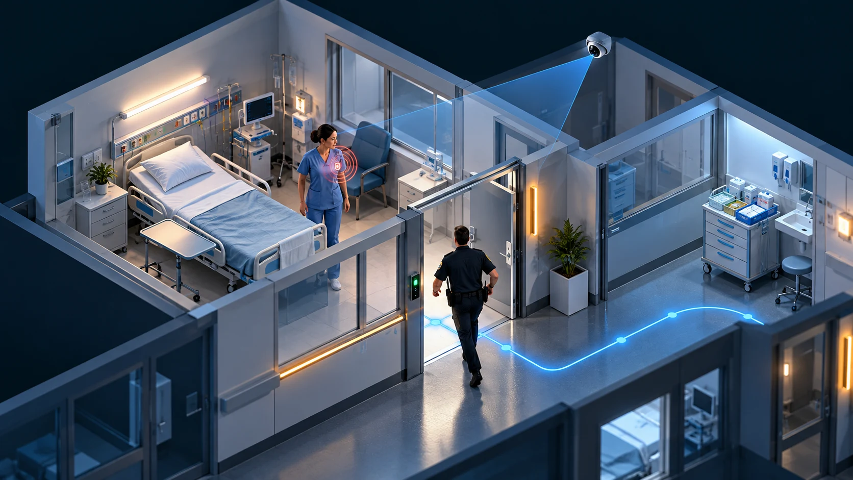 Bridging access control events and real-time security 9 illustration 02 healthcare